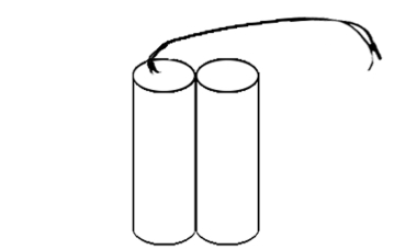 Akku kompatibel Notleuchte Fluchtwegleuchte AA 2,4V Pack mit Kabel